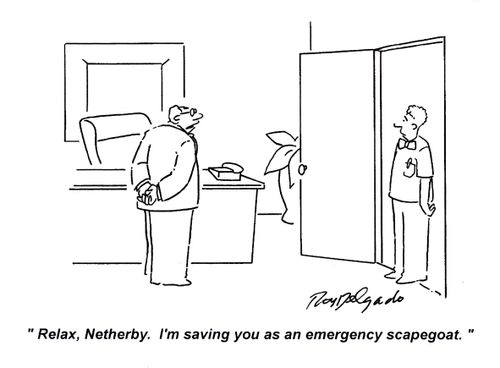 'Relax, Netherby. I'm saving you as an emergency scapegoat.'