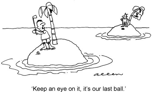 'Keep an eye on it, it's our last ball.'