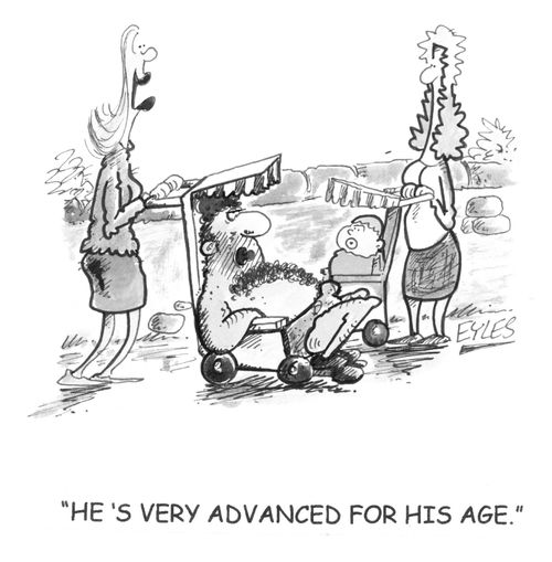 "He's very advanced for his age"