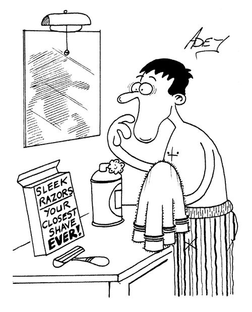 Man uses Sleek Razors