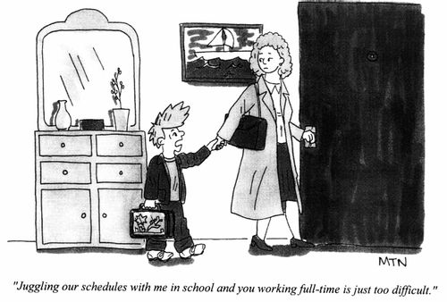"Juggling our schedules with me in school and you working full-time is just too difficult."