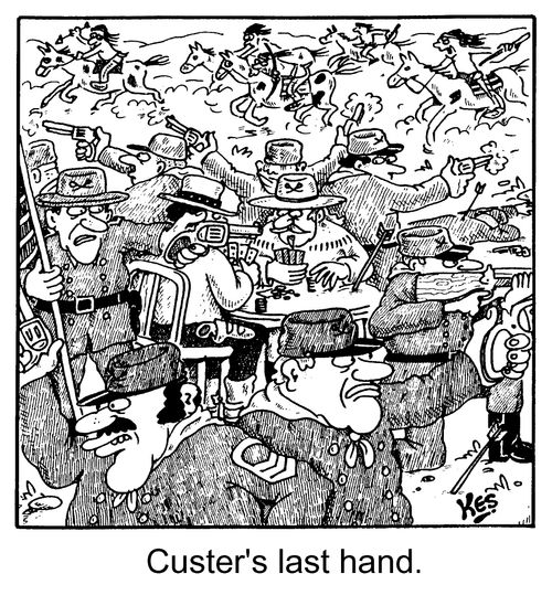 'Custer's last hand'