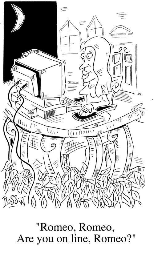 "Romeo,Romeo. Are you online,Romeo"