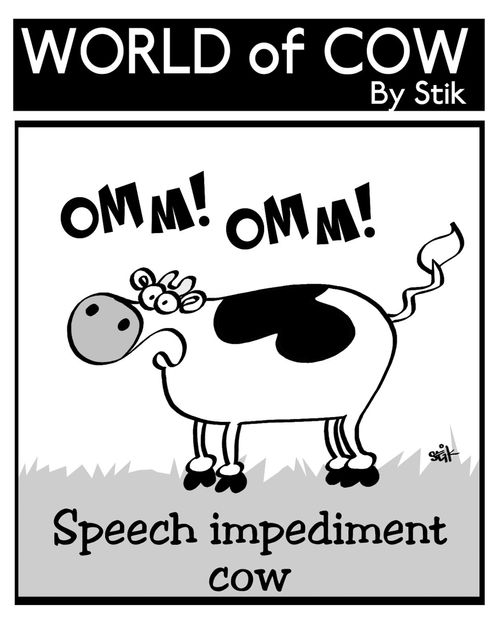 Speech Impediment Cow