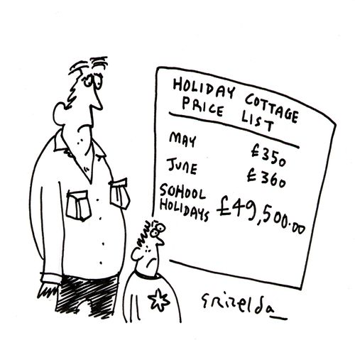 Holiday Cottage price list