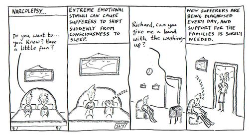 Narcolepsy in relationships.