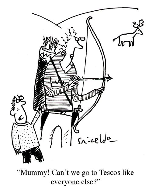 "Mummy! Can't we go to Tescos like everyone else?"
