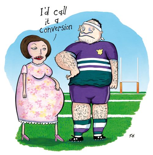 'I'd call it a conversion.'