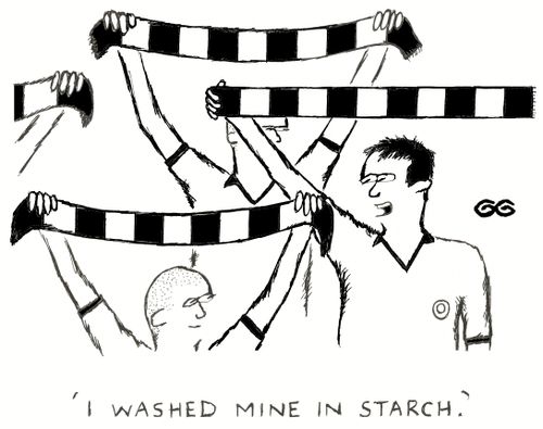 'I washed mine in starch!'