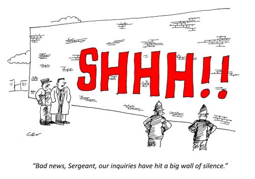 Our inquiries have hit a big wall of silence