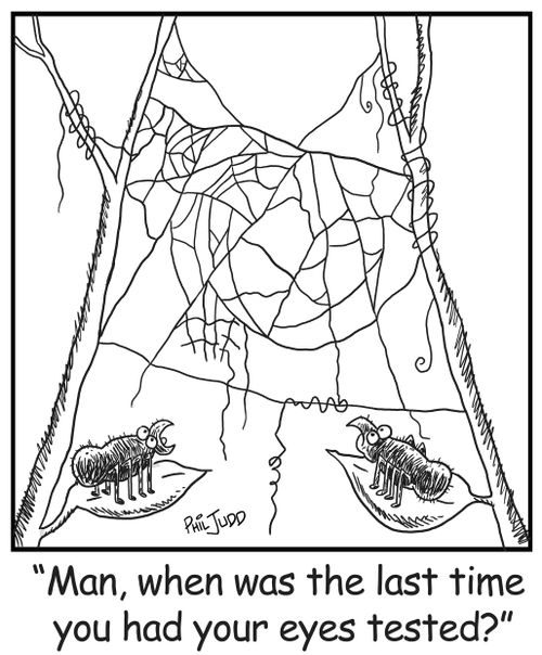 'Man, when was the last time you had your eyes tested?'