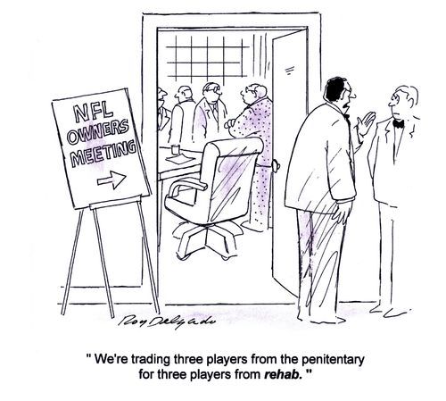 'We're trading three players from the penitentary for three players from rehab.'