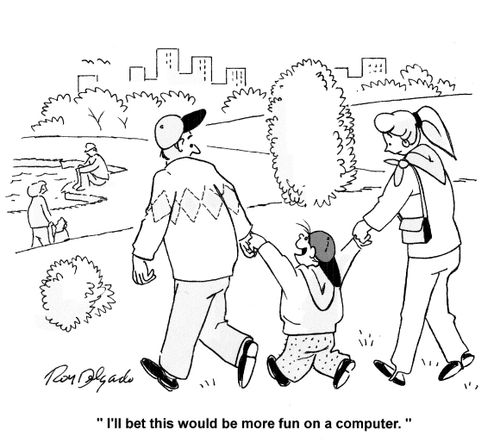 'I'll bet this would be more fun on a computer.'