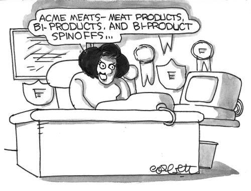 Meat bi-products.