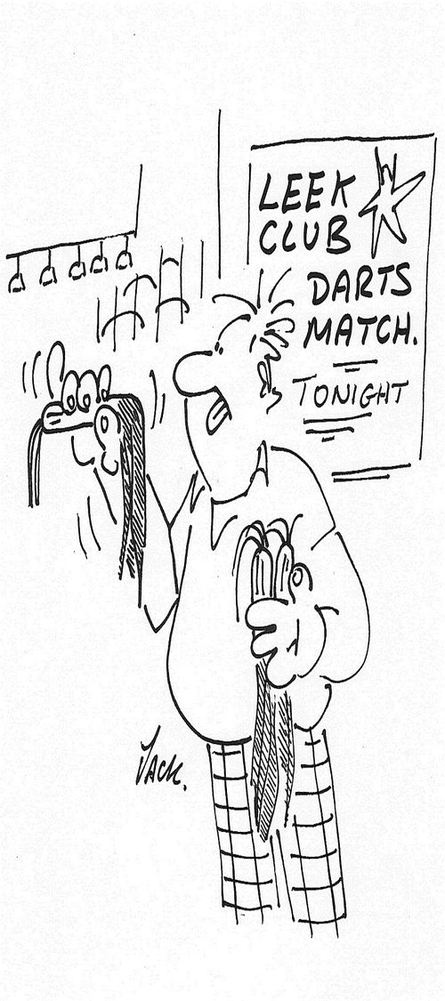 Leek club darts match.