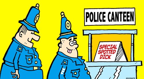 Cops special dessert.