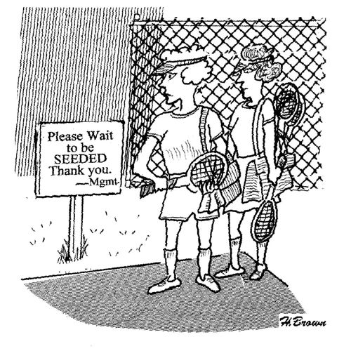 'Please Wait to be Seeded - Thank You.'