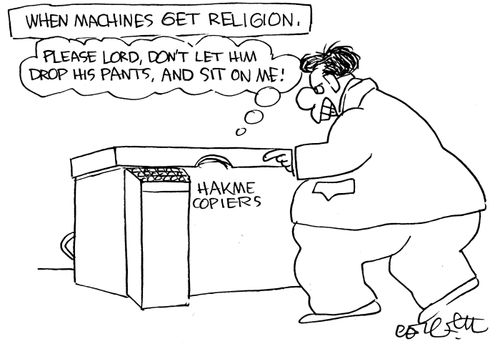 'When machines get religion.'