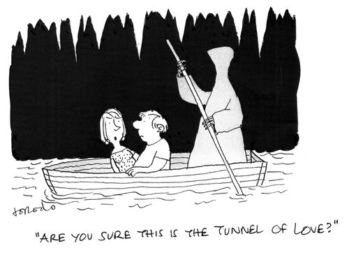 'Are you sure this is the Tunnel of Love?'
