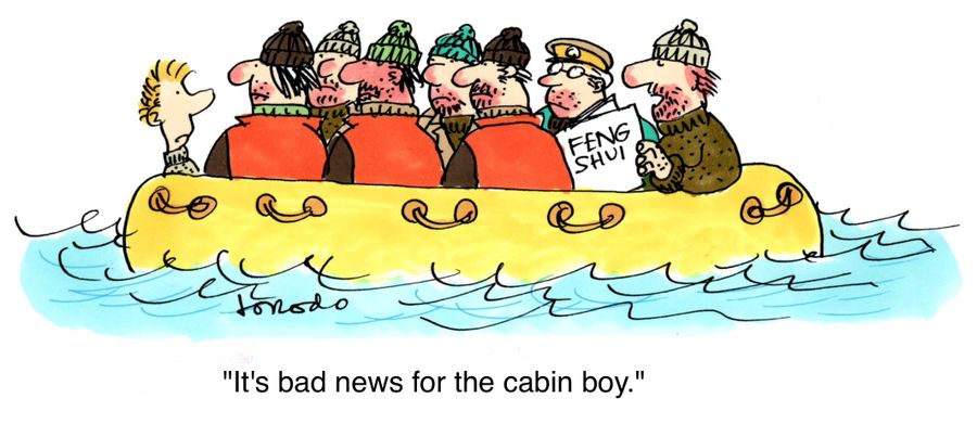 'It's bad news for the cabin boy.'