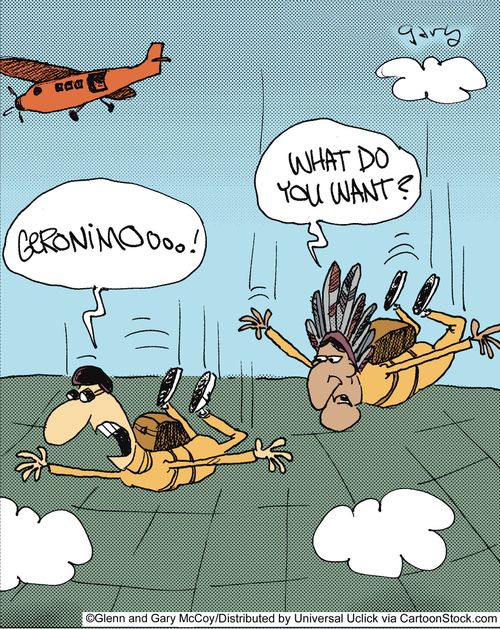 'Geronimoooo!'