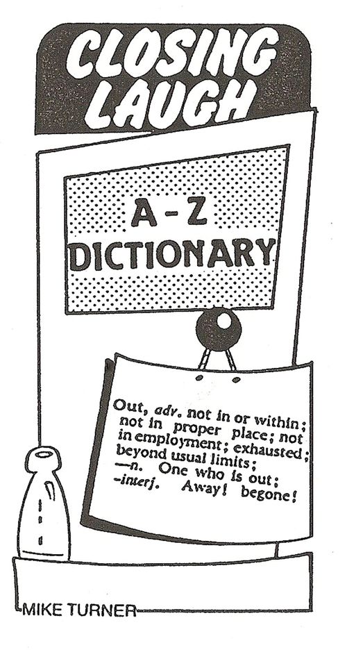 Closing Laugh: A -Z Dictionary