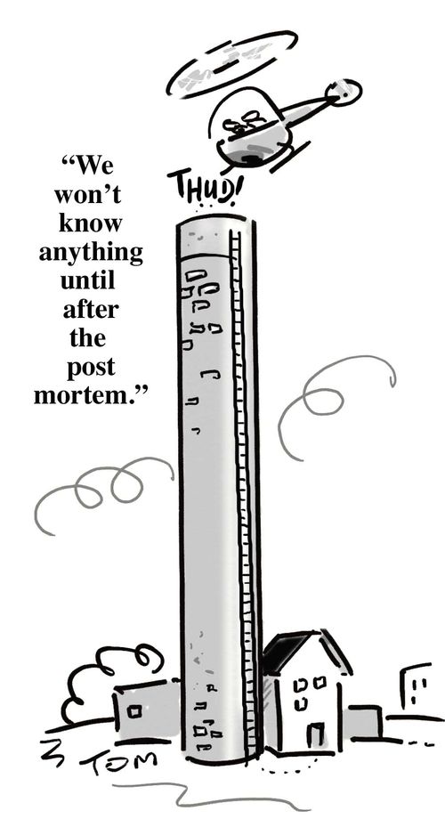 'We won't know anything until after the post mortem.'
