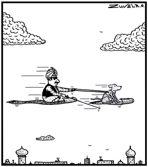 A Magic carpet for the Guide dogs.