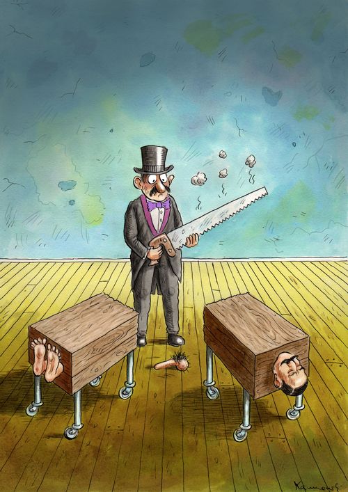 Unexpected consequences of a magic trick.