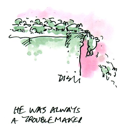 'He was always a troublemaker.'
