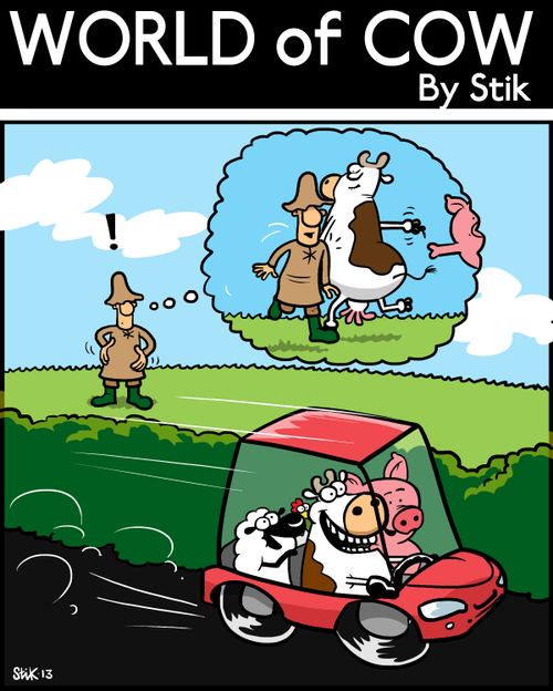 The Pick Pocketing Cow.