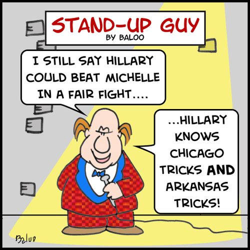 'I still say Hillary could beat Michelle in a fair fight... Hillary knows Chicago tricks AND Arkansas tricks!:'