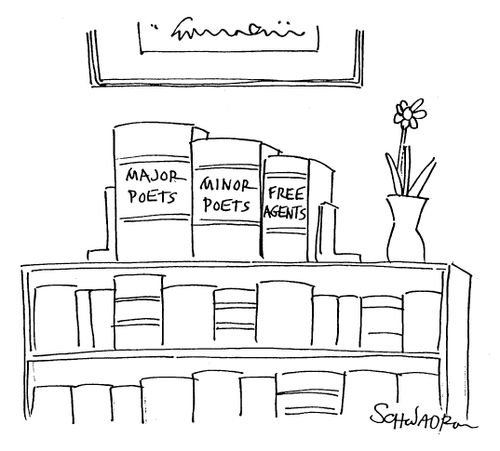 'Major poets' 'Minor poets' 'Free agents'