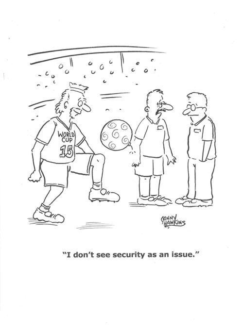 'I don't see security as an issue,'
