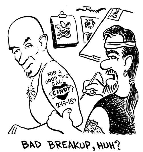 Bad breakup, huh?
