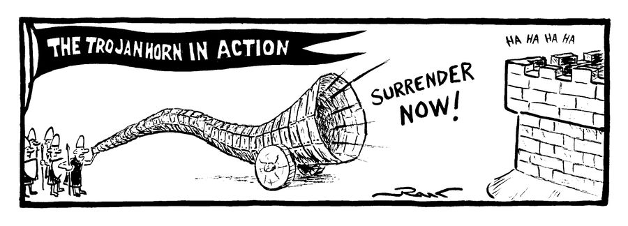The Trojan Horn in Action