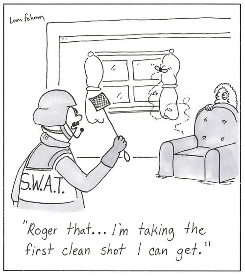 'Roger that...I'm taking the first clean shot I can get.'