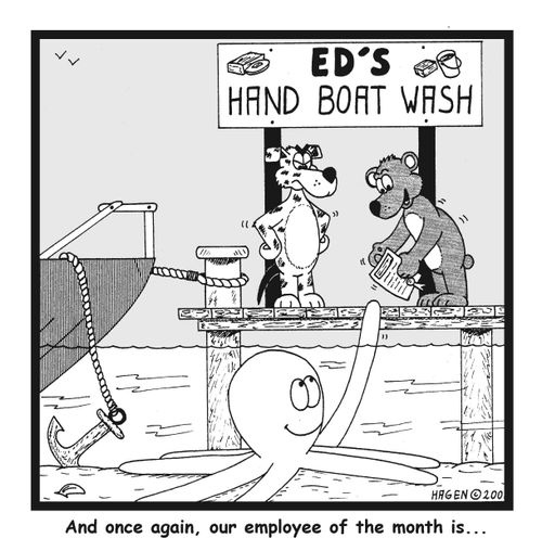 "And once again, our employee of the month is..."