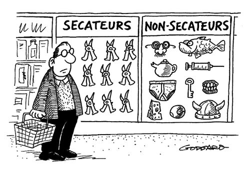 Secateurs and non-secateurs