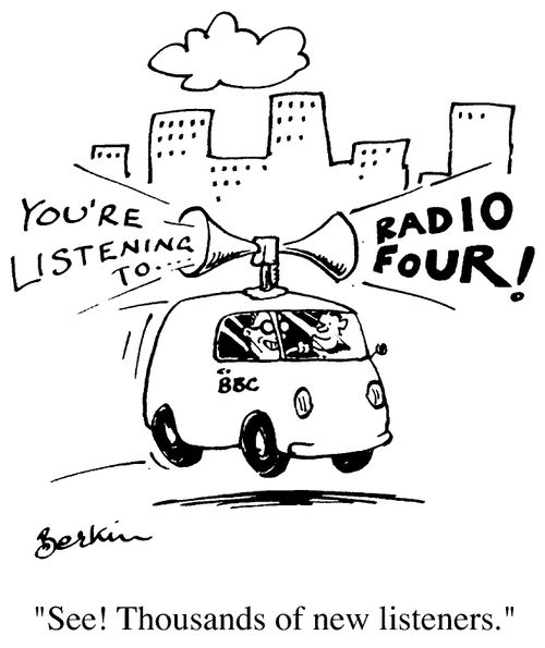 "See! Thousands of new listeners."