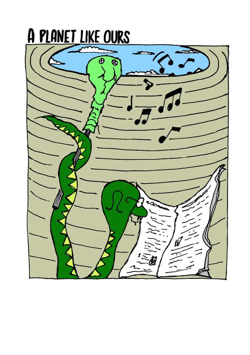 Snake charmer puppet.