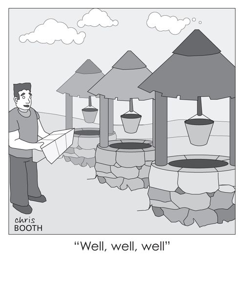 'Well, well, well.'