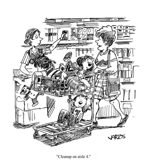 'Cleanup on Aisle 4.'
