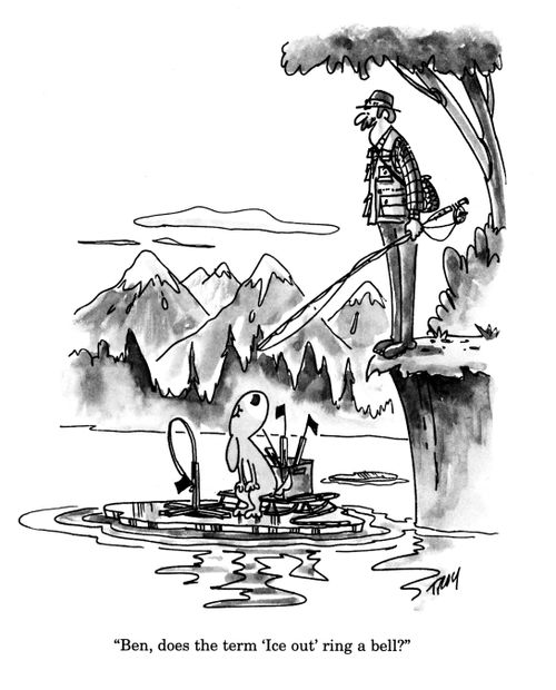 'Ben, does the term 'Ice out' ring a bell?'
