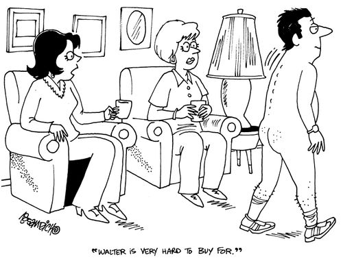 'Walter is very hard to buy for.'