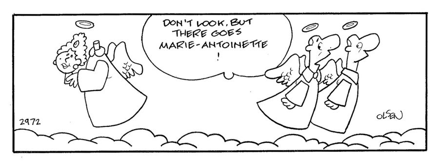 don't look but there goes Marie-Antoinette