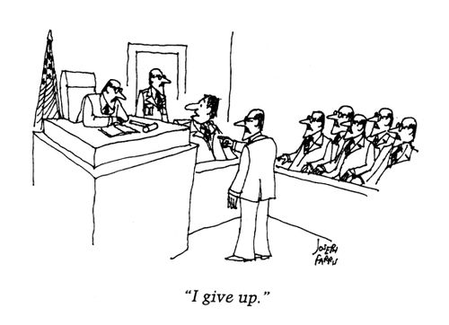 'I give up.'