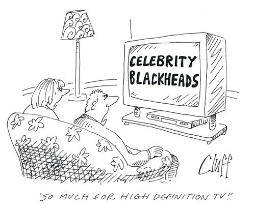'So much for high definition tv!'