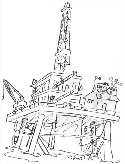Offshore Oil Platform - Day-Care Center