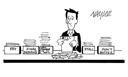 Sorting out Bills.